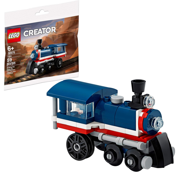 LEGO Creator Toys Circuit Train Set 30575 59 Pieces Building Kit