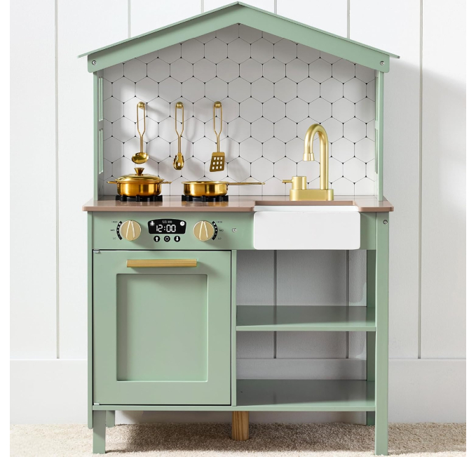 Best Choice Products Wooden Farmhouse Kitchen Set Toys Circuit