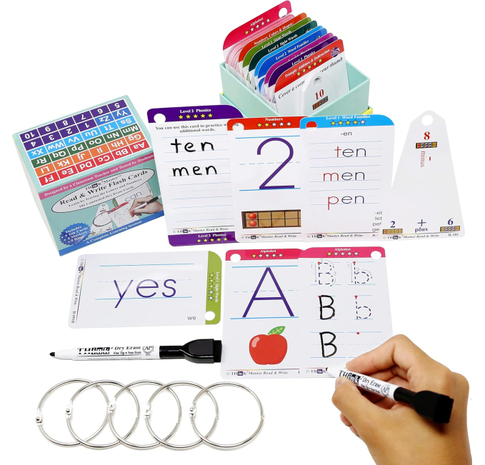 THINK2MASTER Alphabet Sight Words Flash Cards for Kids Toys Circuit