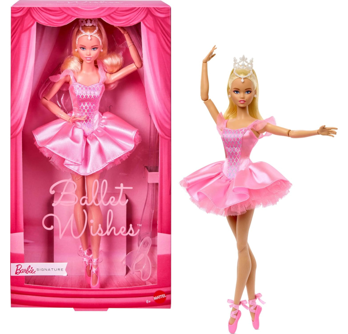 Barbie Signature Ballet Doll Satiny Pink Toys Circuit Gift