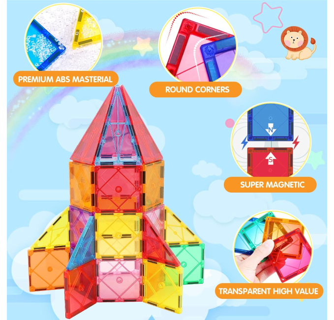 Magblock Magnetic Animal Farm Set Toys Circuit STEM Fun for Kids ...