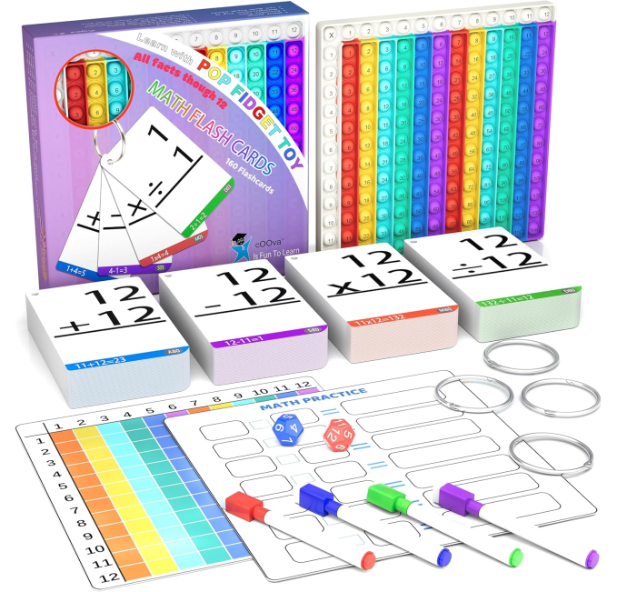Educational Insights Math Flash Cards for Kids Learning Toys Circuit