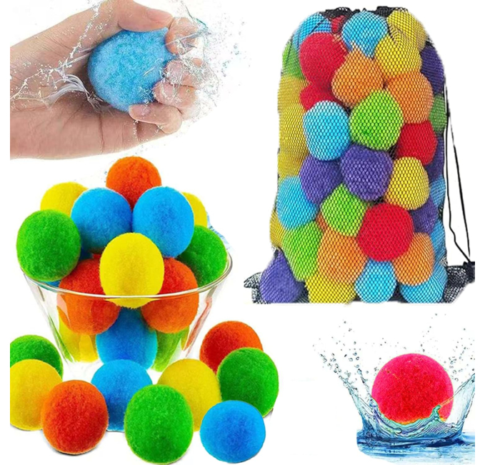 UOJYDL Reusable Water Balloons 60Pcs Pool Water Toys Toys Circuit