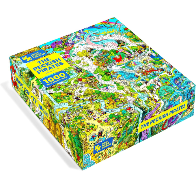 The Magic Puzzle Company Peckish Pirates 1000 Piece Puzzle Toys Circuit