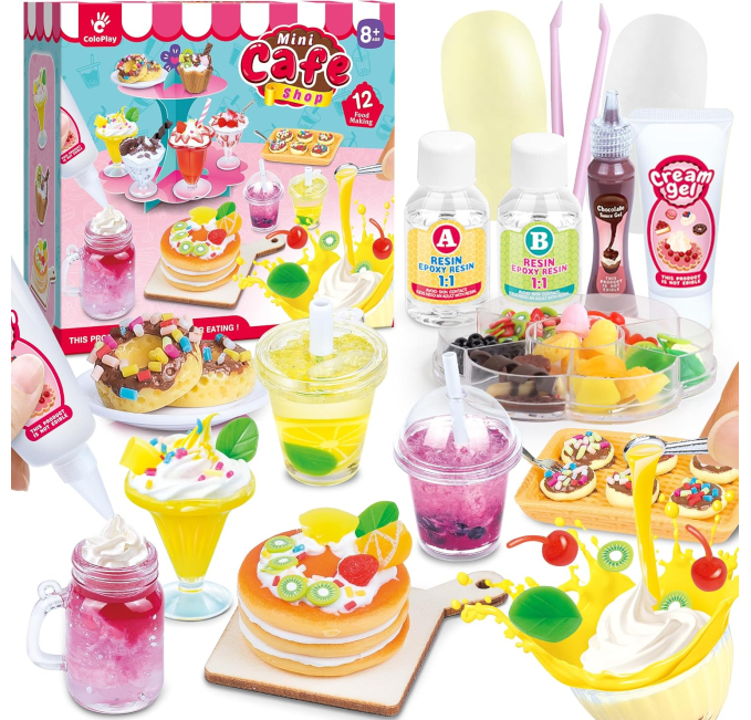 Miniature Food Toys DIY Resin Set for Kids 8-13 Age Group Toys Circuit