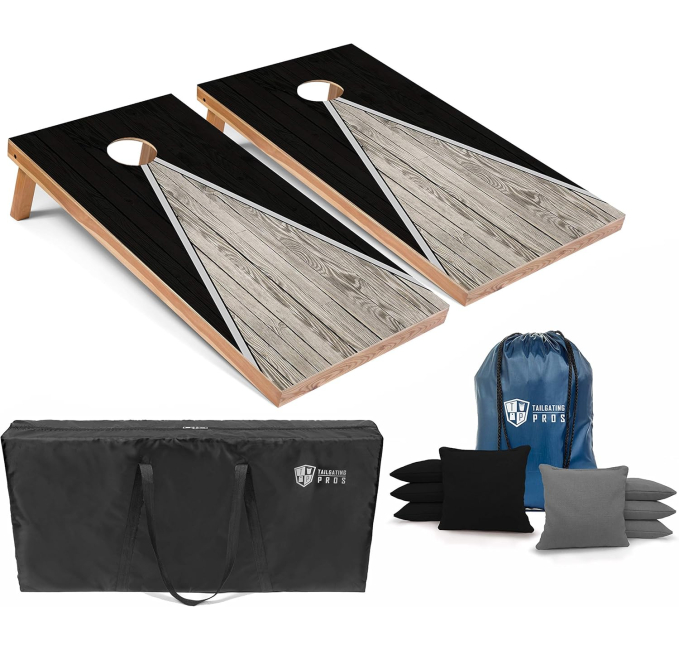 Tailgating Pros Lightweight Cornhole Game Set Toys Circuit Outdoor Fun