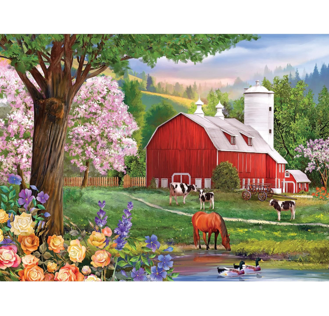RoseArt Spring Morning Puzzle Toys Circuit 300XL Piece Jigsaw