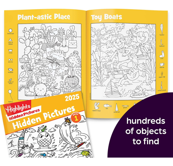 Highlights Hidden Pictures Books Set Toys Circuit Fun for Kids 2025 ...