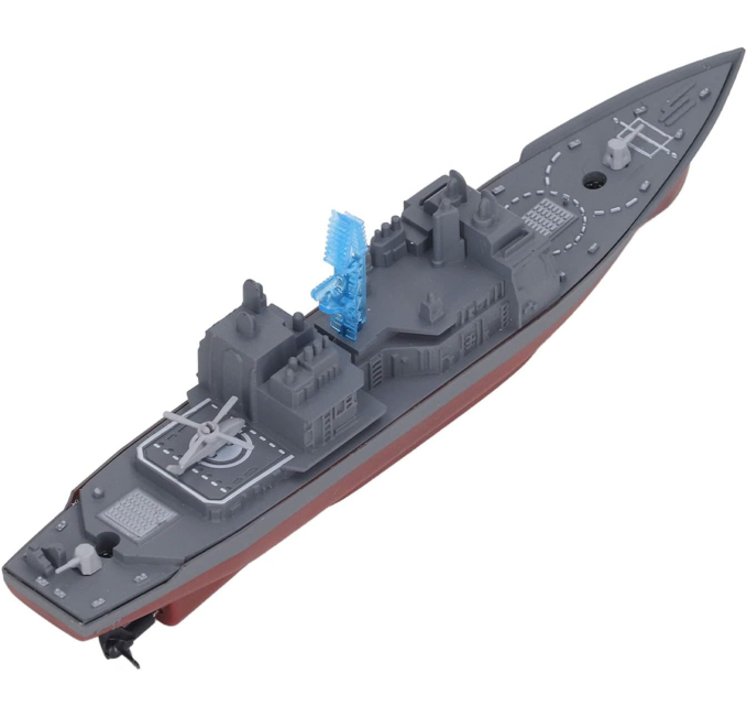Uxsiya RC Warship Powerful Motor Remote Control Ship Toys Circuit