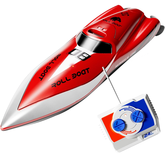 Rufus AI Remote Control Boat Toys Circuit Stunt RC Boat for Kids