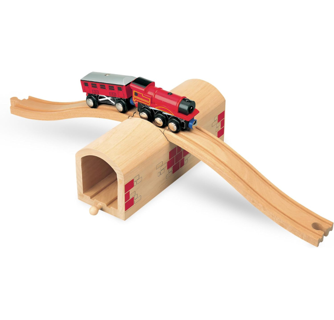 Maxim Enterprise Wooden Train Tunnel Bridge for Thomas Toys Circuit