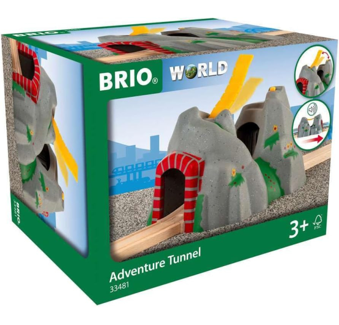 Rufus AI BRIO World Adventure Tunnel Interactive Toy Train Toys Circuit