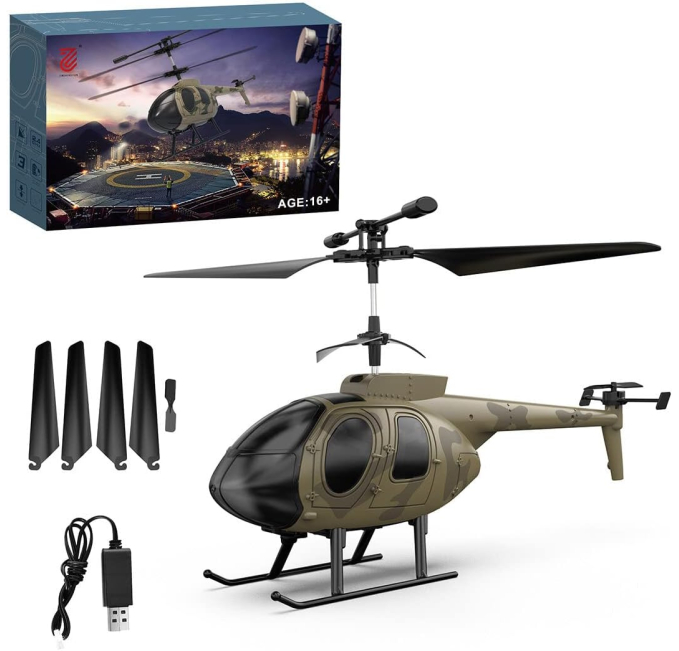 KAROYD RC Helicopter MD500 2.4G 4CH Gyroscope Model Toys Circuit