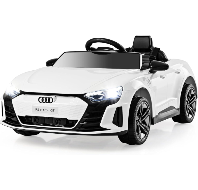 INFANS 12V Audi RS e-tron GT Ride On Car for Kids Toys Circuit