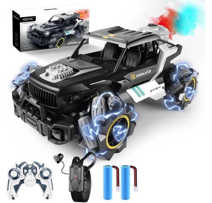 4DRC Y3 All Terrain 4WD RC Monster Truck with LED Lights Toys Circuit