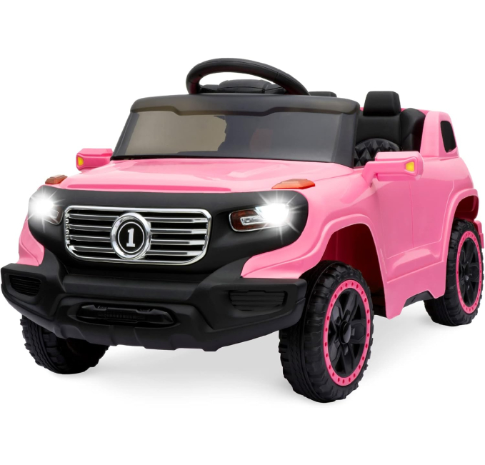 Best Choice Products 6V Kids Ride on Truck with Remote, Pink Toys Circuit