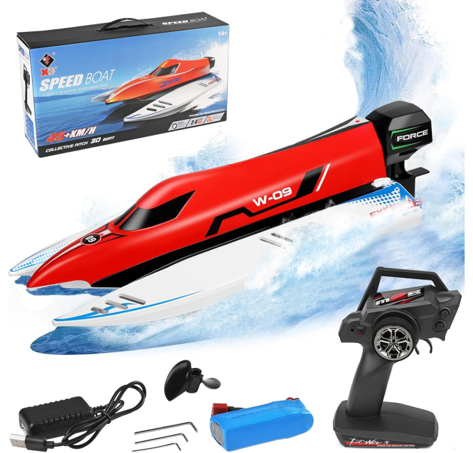 GoolRC WLtoys WL915A Brushless RC Jet Boat 45KMH Toys Circuit