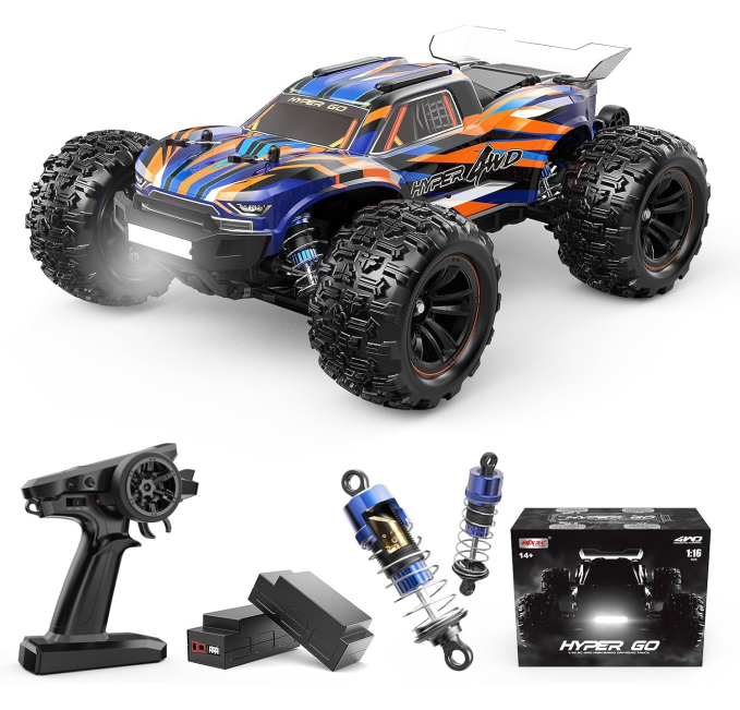 HYPER GO H16DR 116 Scale Remote Control Monster Truck 4WD Toys Circuit
