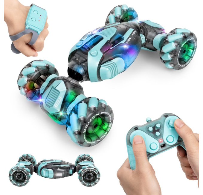 ZMMB Gesture Sensing RC Stunt Car 360° Rotating 4WD Toys Circuit