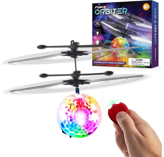 Force1 Flying Orb Ball Toy Toys Circuit Hand Drone Spinner