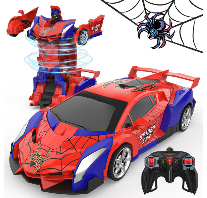 BLUEJAY Transforming RC Car Robot Toy for Boys Ages 4-12 Toys Circuit
