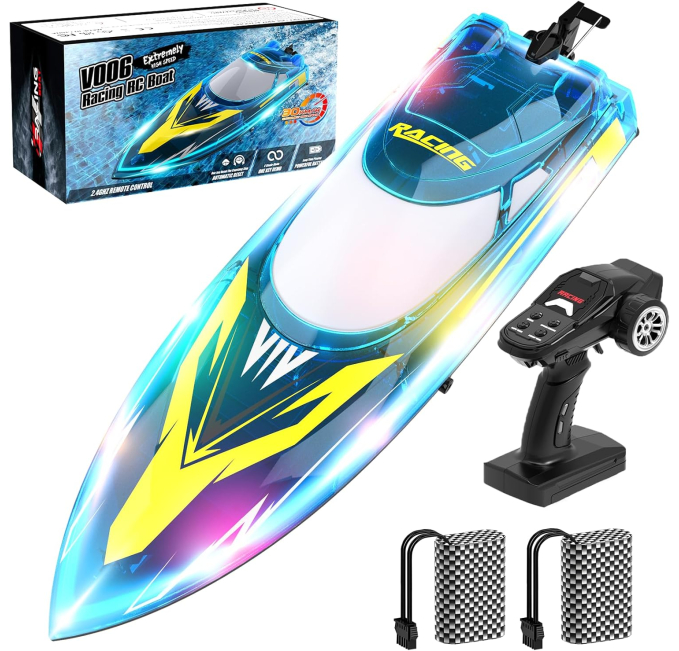RC Boat for Kids and Adults 30+ KPH Remote Control Boat Toys Circuit