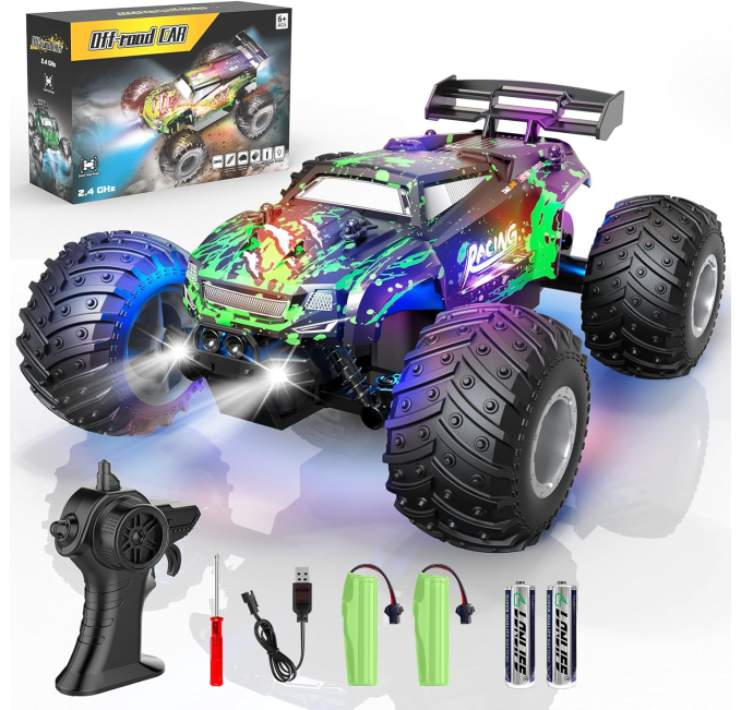 BAZOLOTA RC Car Toys Circuit All-Terrain 2WD Off-Road Truck